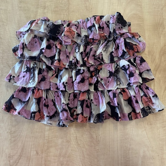 Crewcuts Silk Tiered Guazy Skirt Sz 10 - Picture 2 of 6
